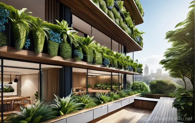 건축 프로젝트 발표 준비 방법 - **Sustainable Urban Oasis with Integrated Greenery:** A breathtaking architectural render of a multi...