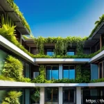 Home 18 건축 설계의 윤리적 문제와 해결 - A modern sustainable residential building in Bangkok featuring recycled materials and solar panels o...